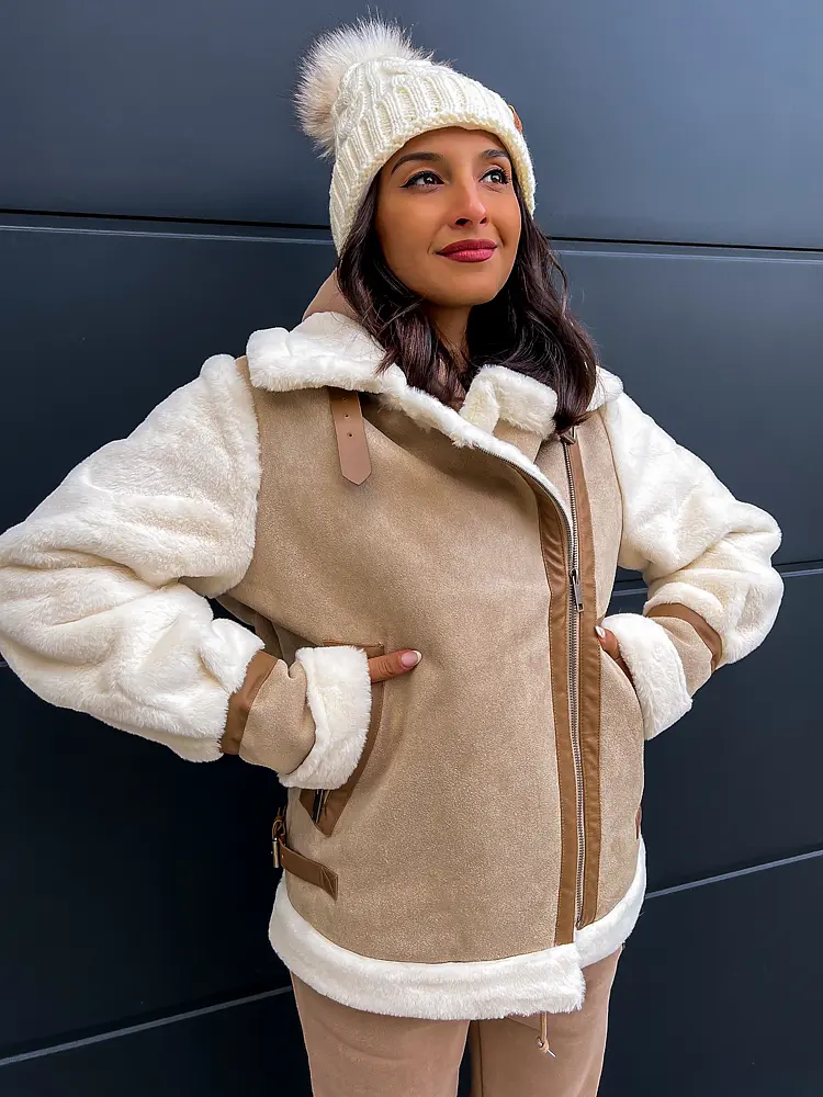 Kožušinkový kabát LEJKA+ - next