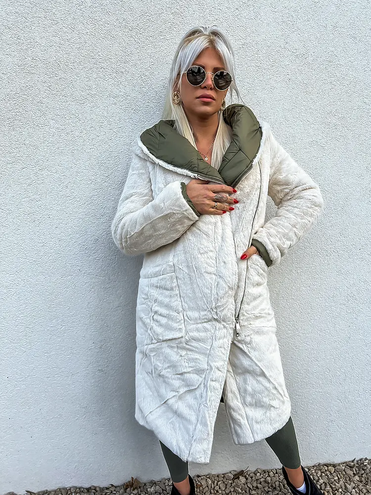 Obojstranná zimná bunda s kapucňou WILLA+ - next