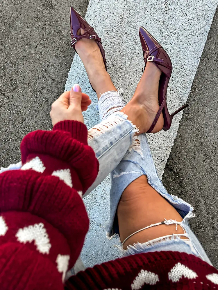 Lakované elegantné sandále PERLA+ - next