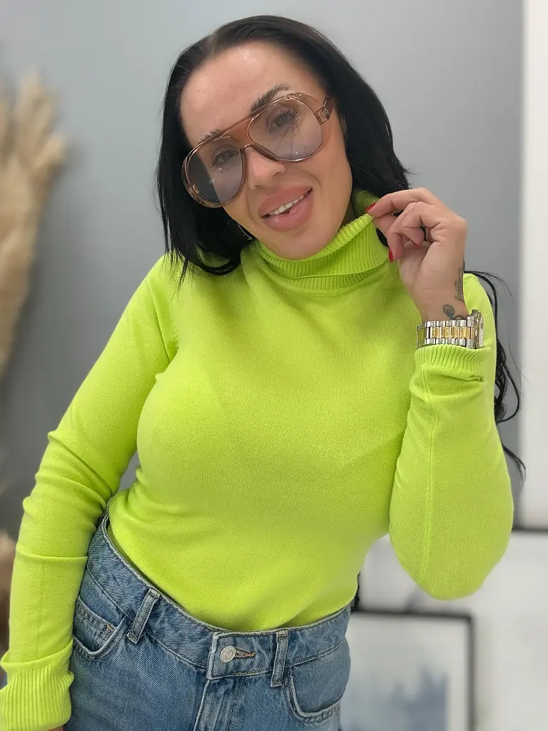 Rolákový basic pulóver JASNIRA - next