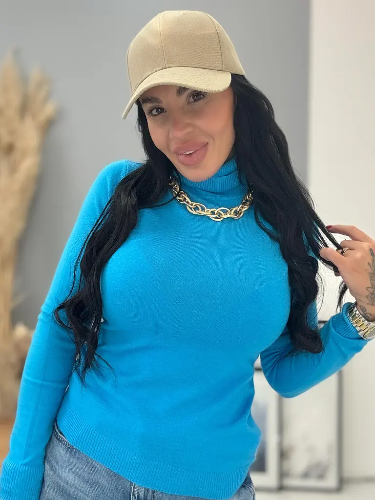 Rolákový basic pulóver JASNIRA - next