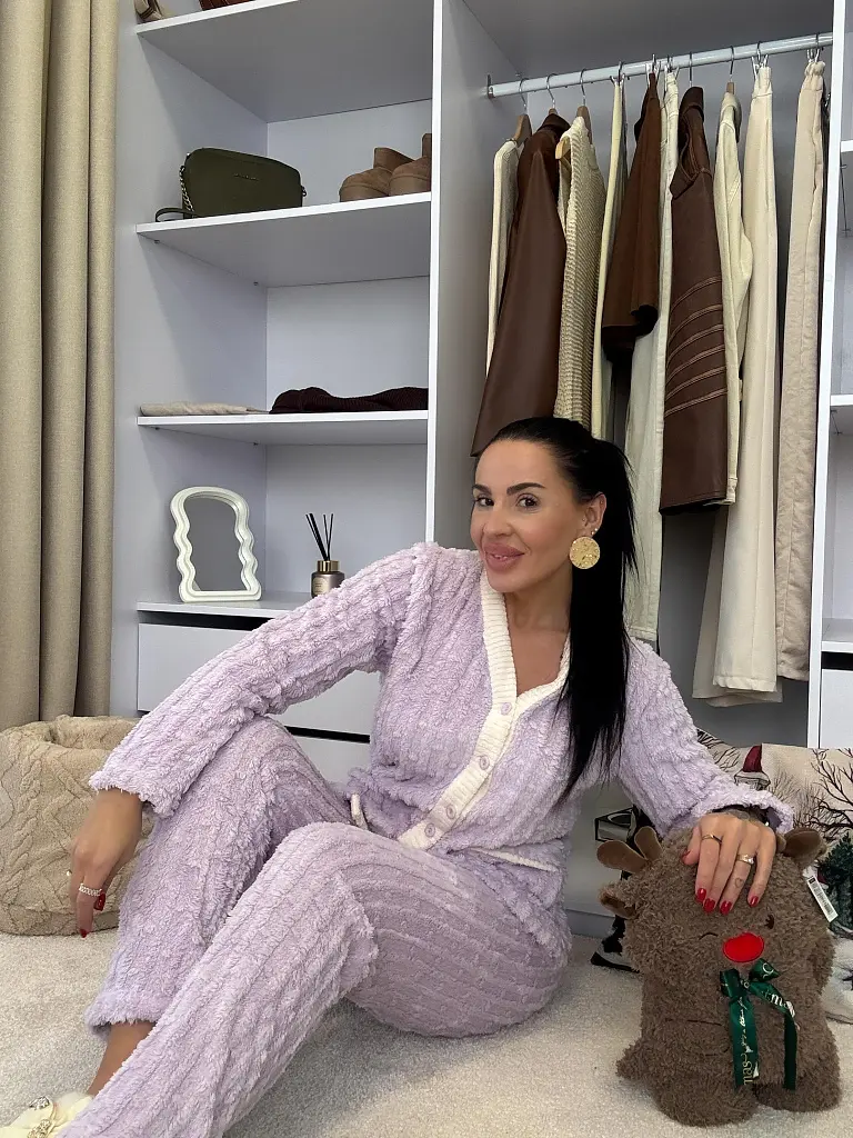 Dámske teplé pyžamo ALANA - next