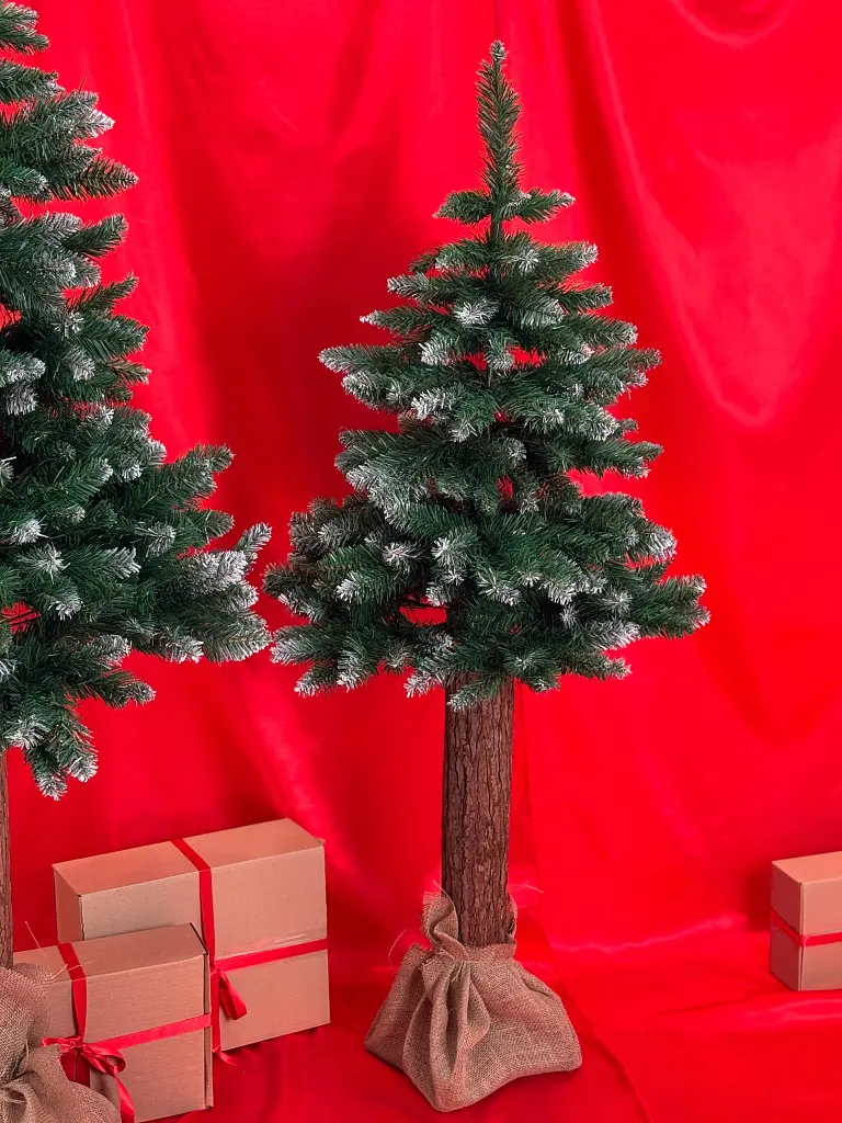 Umelý stromček – 150 cm, husté zasnežené vetvy - next