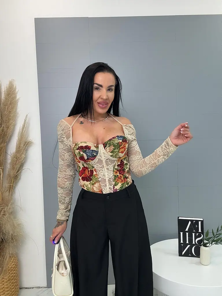 Balónové nohavice s gumeným pásom CARLA - next