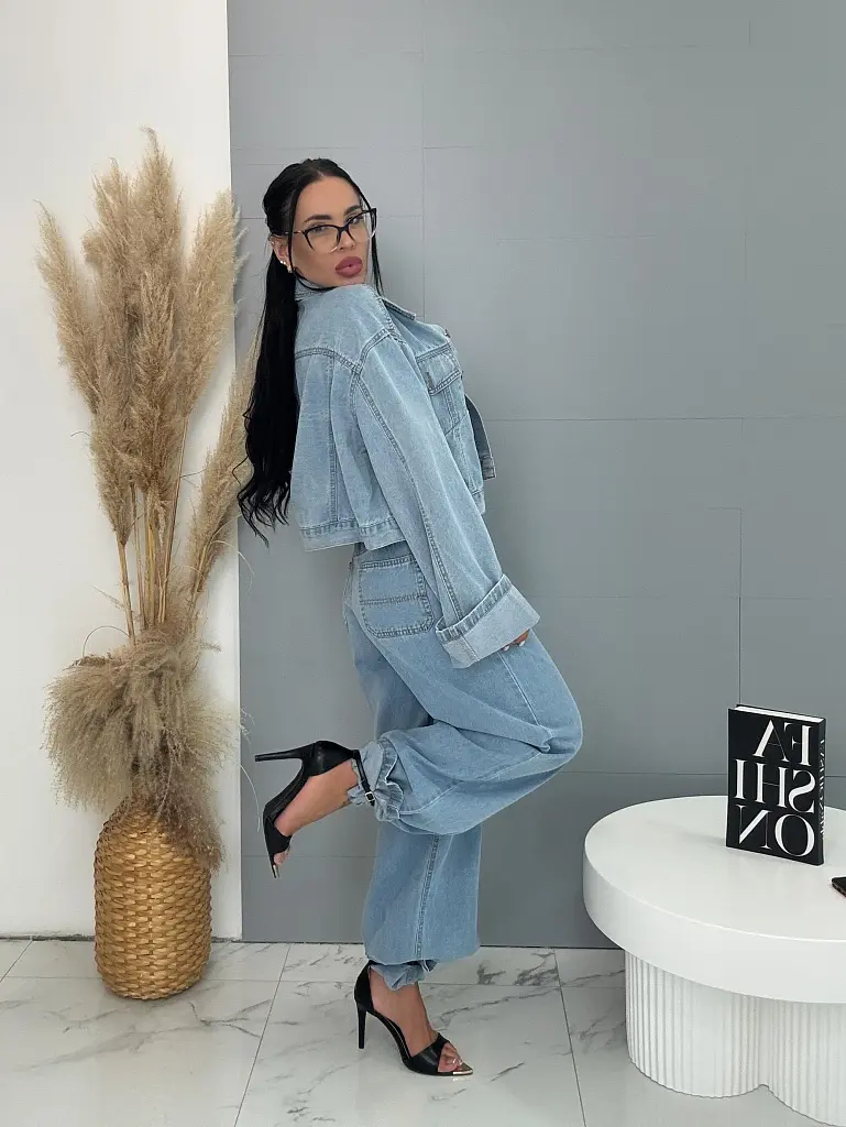 Dvojdielny denim komplet FRESH - next