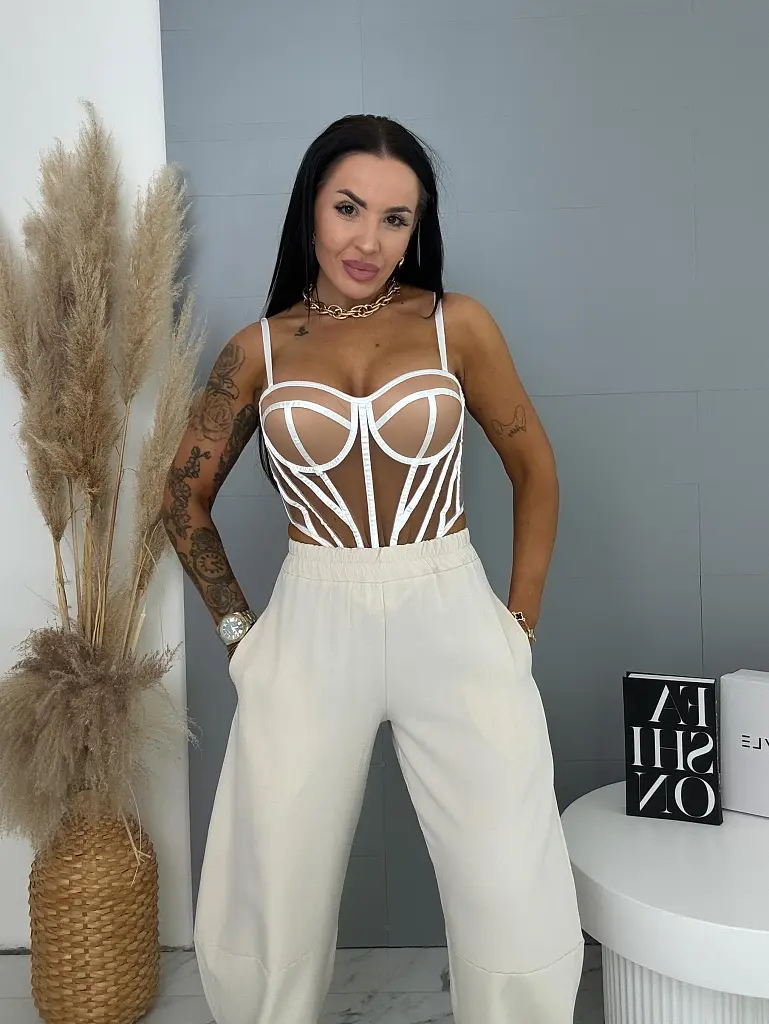 Balónové nohavice s gumeným pásom SEMA - next