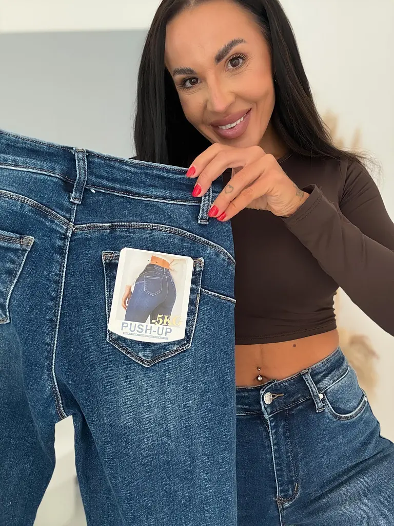 Elastické push-up džínsy v skinny strihu NEW - next